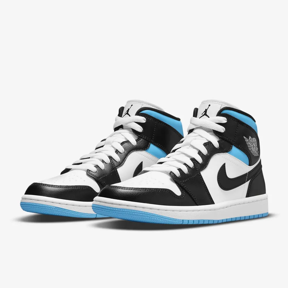 Nike Air Jordan 1 Mid University Blue Womens BQ6472-102